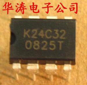 。全新原装/24C32 I24C32AN AT24C32 存储器 直插封装
