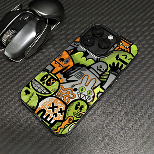 适用苹果16promax新款 13小清新12超薄防摔保护套石 手机外壳iphone16plus小众高级感15pm创意男14情侣一对女款