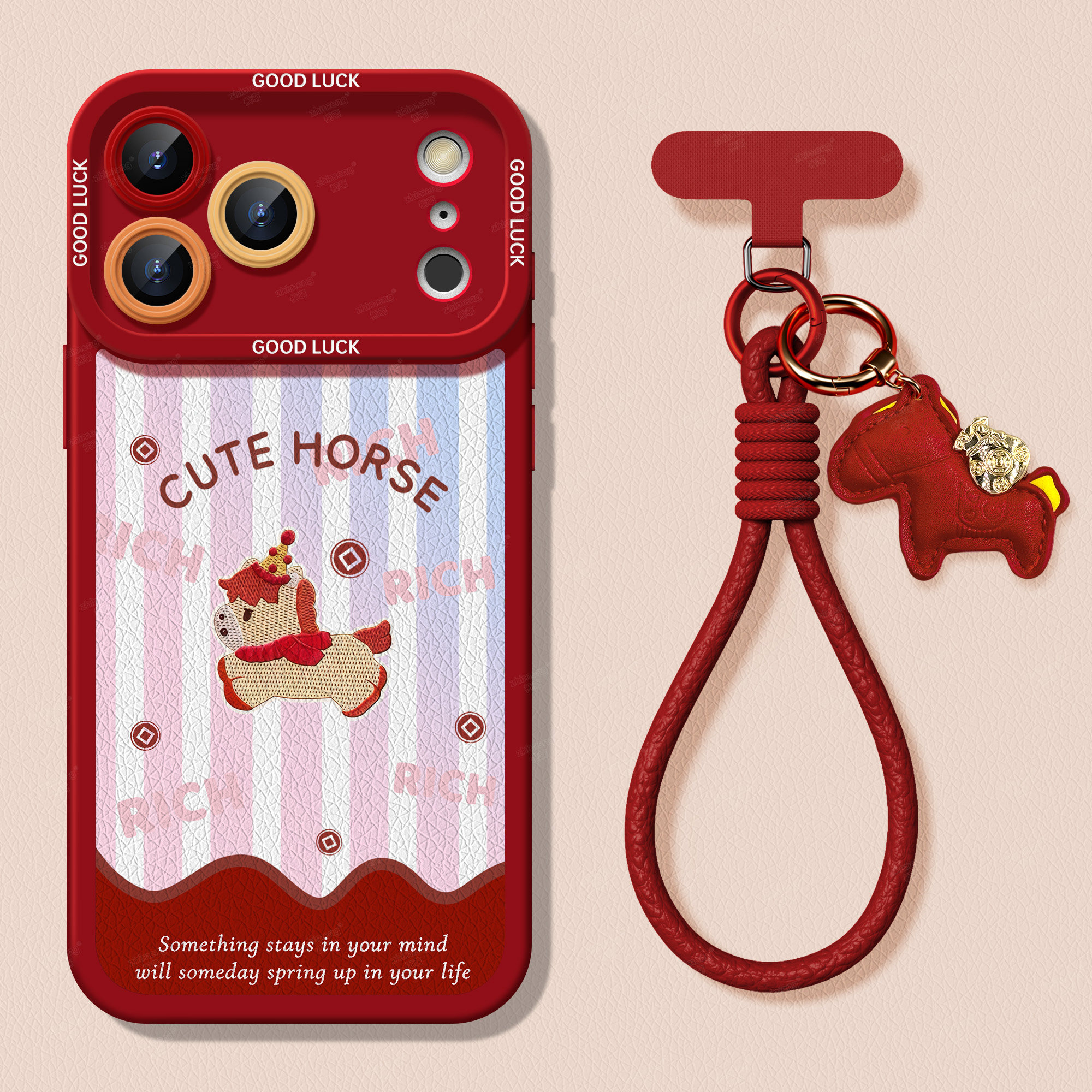 适用苹果17手机壳iphone17promax新年款女16pro秋冬皮质15plus2026马年红色14小众高级感13带挂绳12pm保护套D,3C数码配件,手机保护套/壳,淘宝优惠券,粉丝福利购,淘宝优惠卷