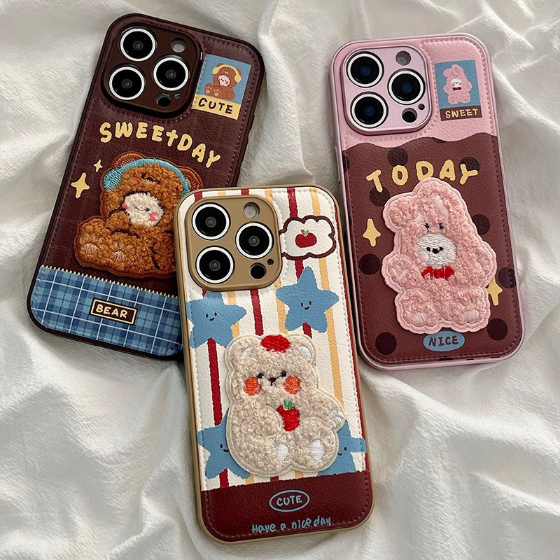 秋冬新款16proMax手机壳15pro超精致14plus卡通可