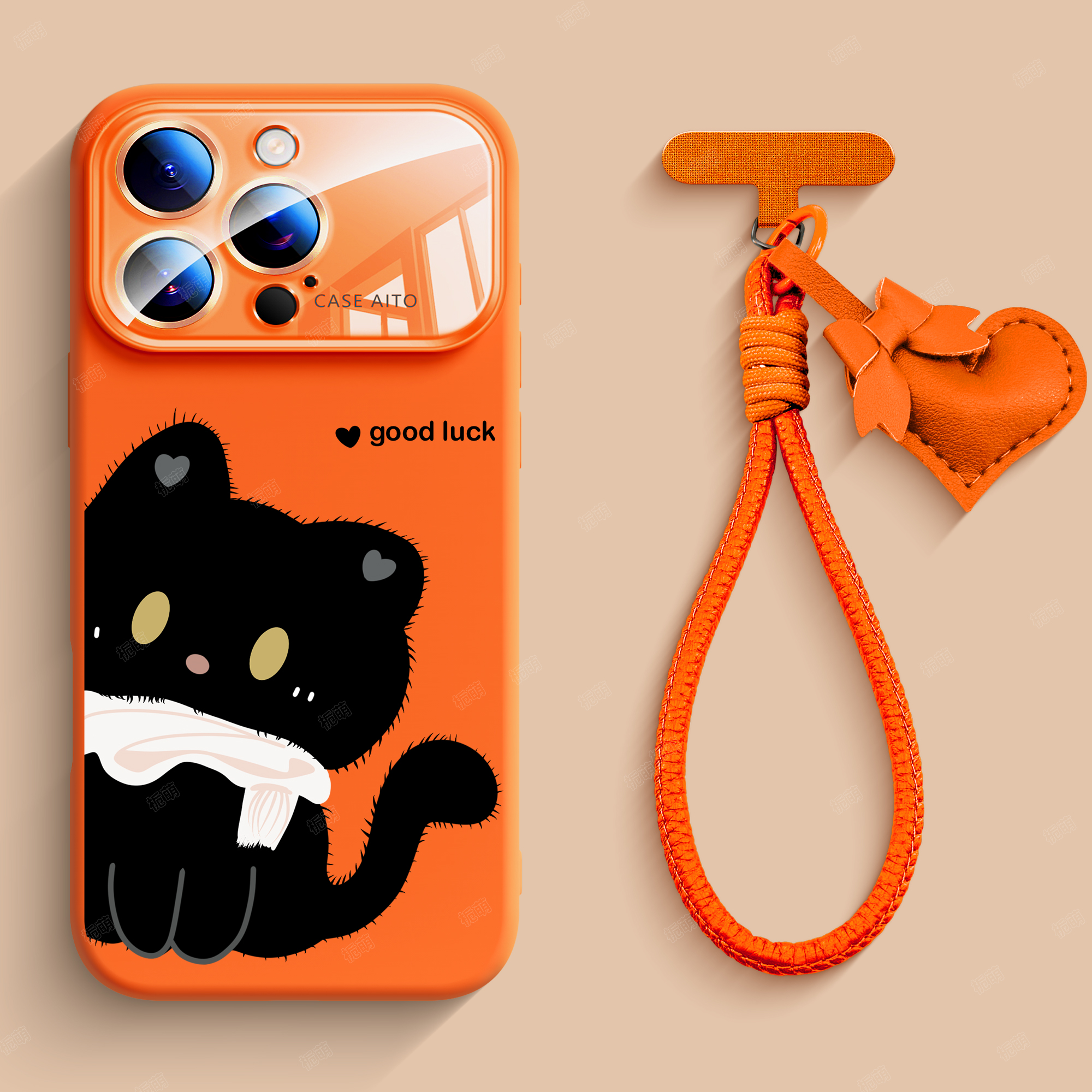 适用苹果17promax手机壳iPhone17液态硅胶16pro新款15plus高级感小众女14独特好看13手绳挂绳12可爱保护套零