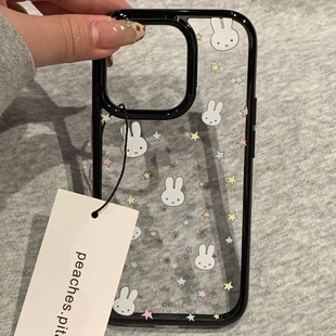 女iphone16promax小众高级感15plus适合夏天14超好看13不会撞壳12大孔硬11防摔保护套BC 适用苹果16手机壳新款