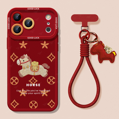 【秋冬小羊皮】新年款苹果手机壳