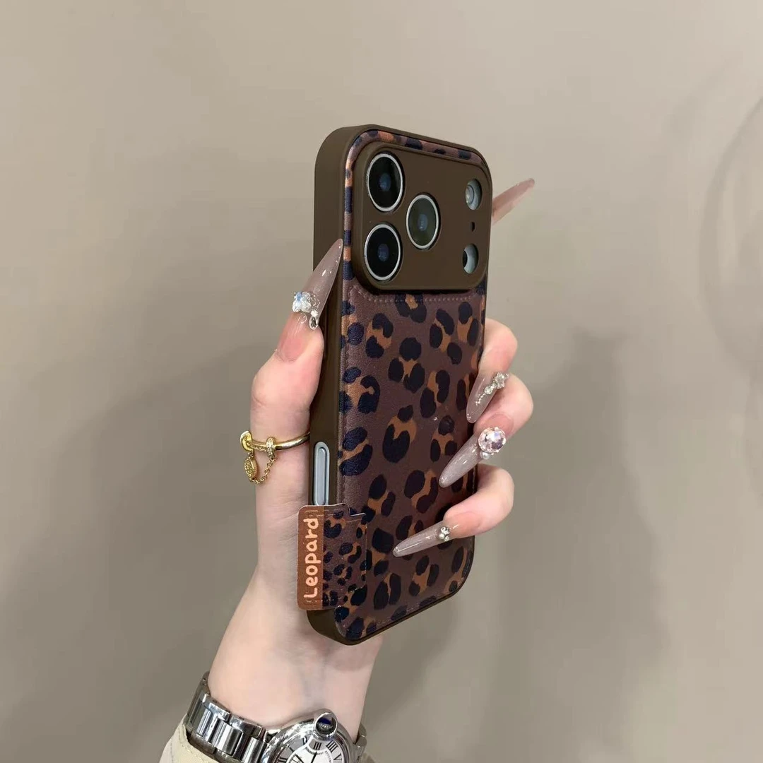 【秋冬皮质高级感】苹果手机壳