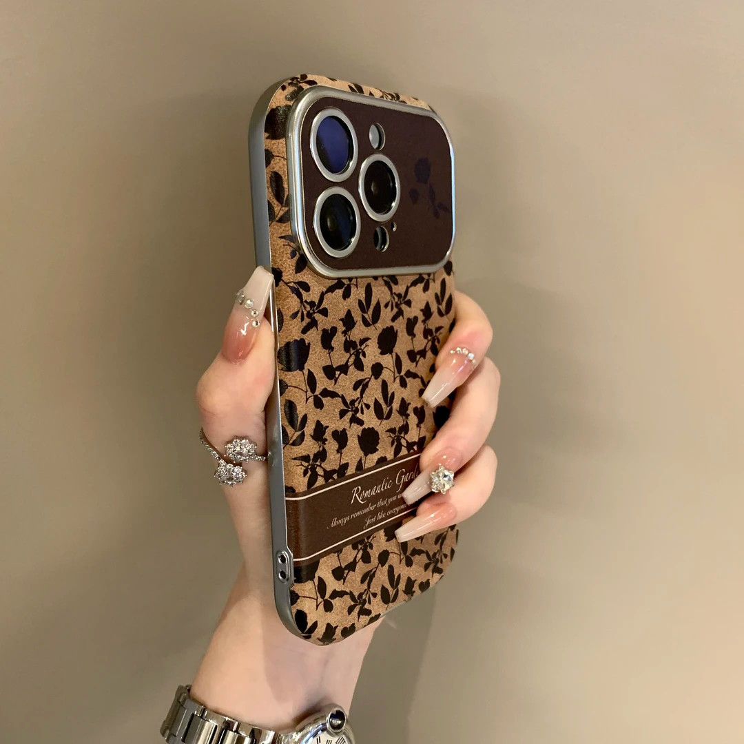 适用苹果16秋冬手机壳新款iphone16promax小众高级感15plus全包14Pro女款轻奢创意13pm不撞款12防摔11软壳lv