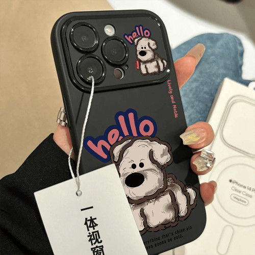 【可爱小狗系列】全包镜头手机壳