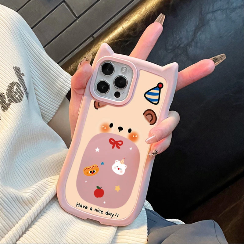 适用苹果16手机壳iPhone16promax女新款15pro夏天高级感14plus镜头加高13pm硅胶可爱12小众11防摔保护套豪