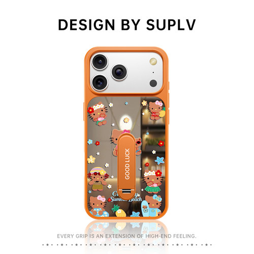 适用于苹果17promax新款手机壳带支架iPhone17高级感16pro超级好看13软边女15可爱小众14外壳12防摔保护套Az