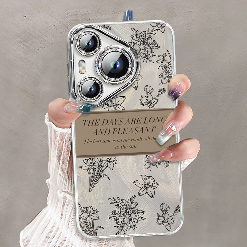 【秋冬不撞款手机壳】复古花