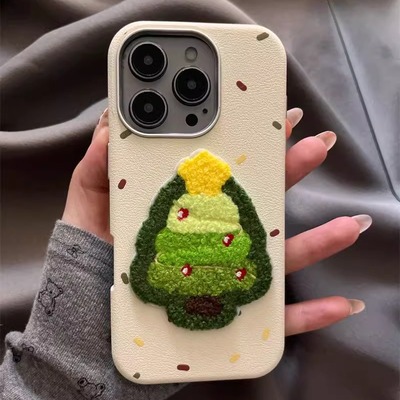 【赵露思圣诞同款】皮质手机壳