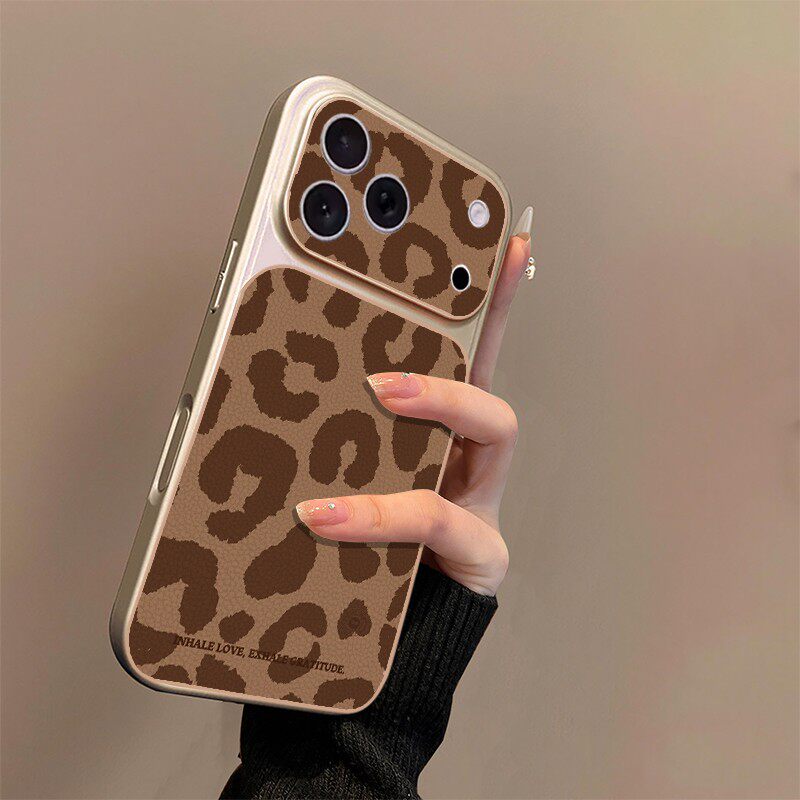 秒变18大视窗适用苹果iphone18proMax手机壳新款高级感17promax高奢皮纹16镜头全包14小众女13防摔保护套淇