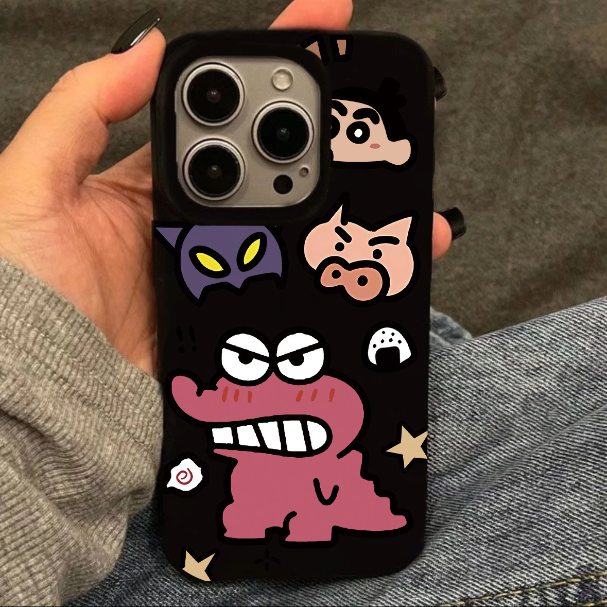 【蜡笔小新爆款】硅胶软手机壳