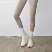 PRIMECORE羊毛袜子女运动中筒袜舒适透气居家春秋四季 混纺3双装