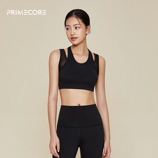 PRIMECORE FLEX 拼网假两件运动背心女文胸跑步防震SBW6 FNS P.C