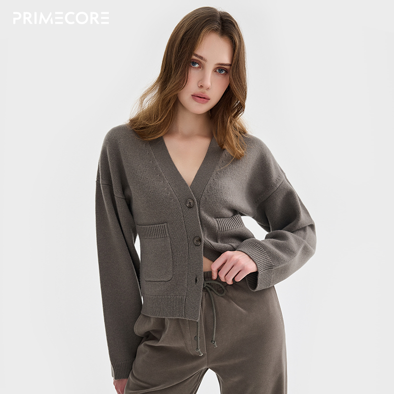 PRIMECORE牛仔衬衫女长袖宽松