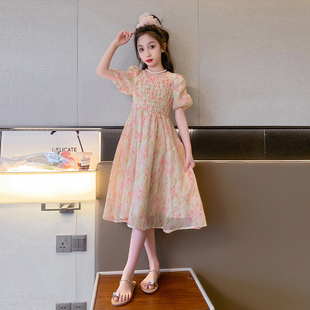 超好看潮服新品 女童法式 超仙搭配甜酷舒服舒适童装 泡泡袖 裙子夏季