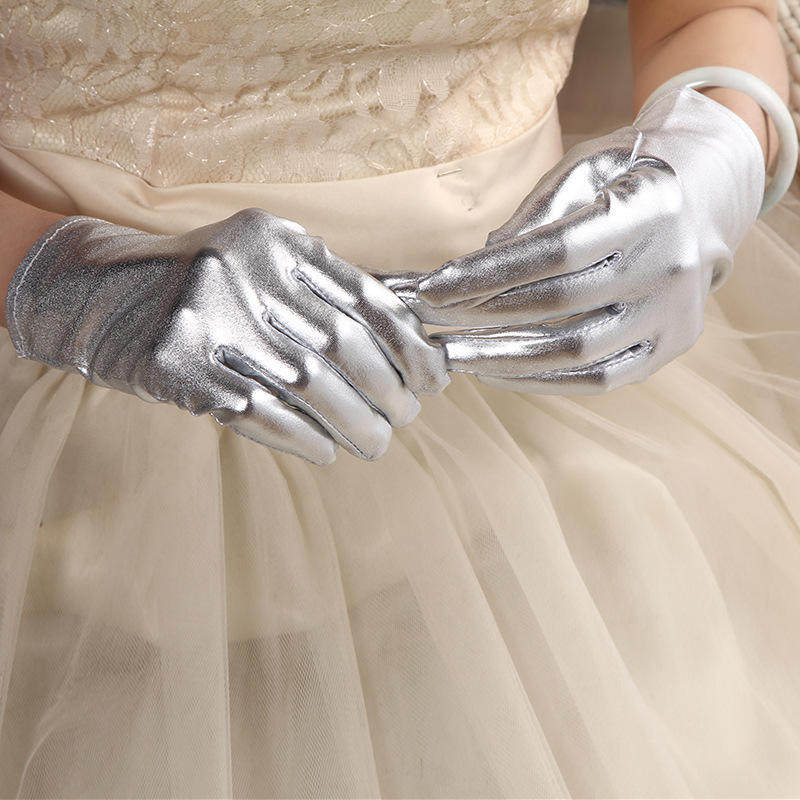 lolita短款漆皮手套cos暗黑原宿风跳舞蹈二次元舞台表演礼物仪银,服饰配件/皮带/帽子/围巾,手套,淘宝优惠券,粉丝福利购,淘宝优惠卷