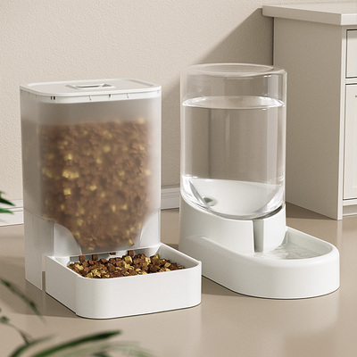 自动喂食器饮水机宠物用品不插电