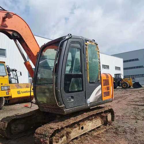 日立ZAX70-5G挖掘机钩机驾驶室前档风下档门推拉后挡右臂玻璃