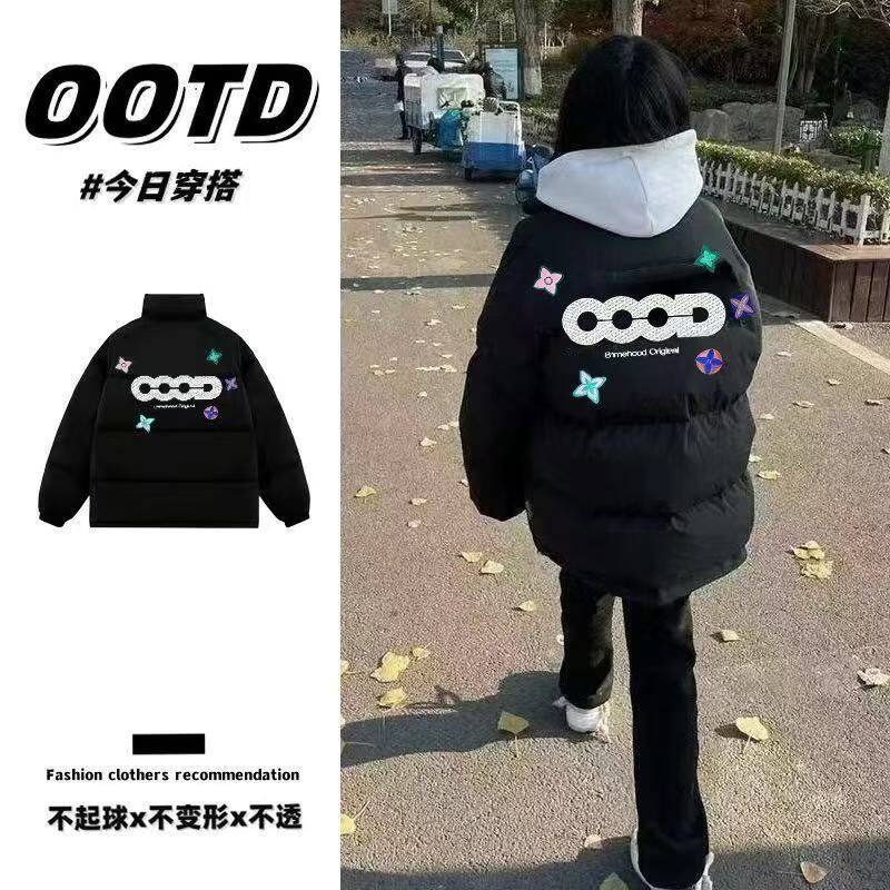 欧洲站时尚青少年小伙修身短款棉衣男士韩版帅气休闲棉袄个性外套