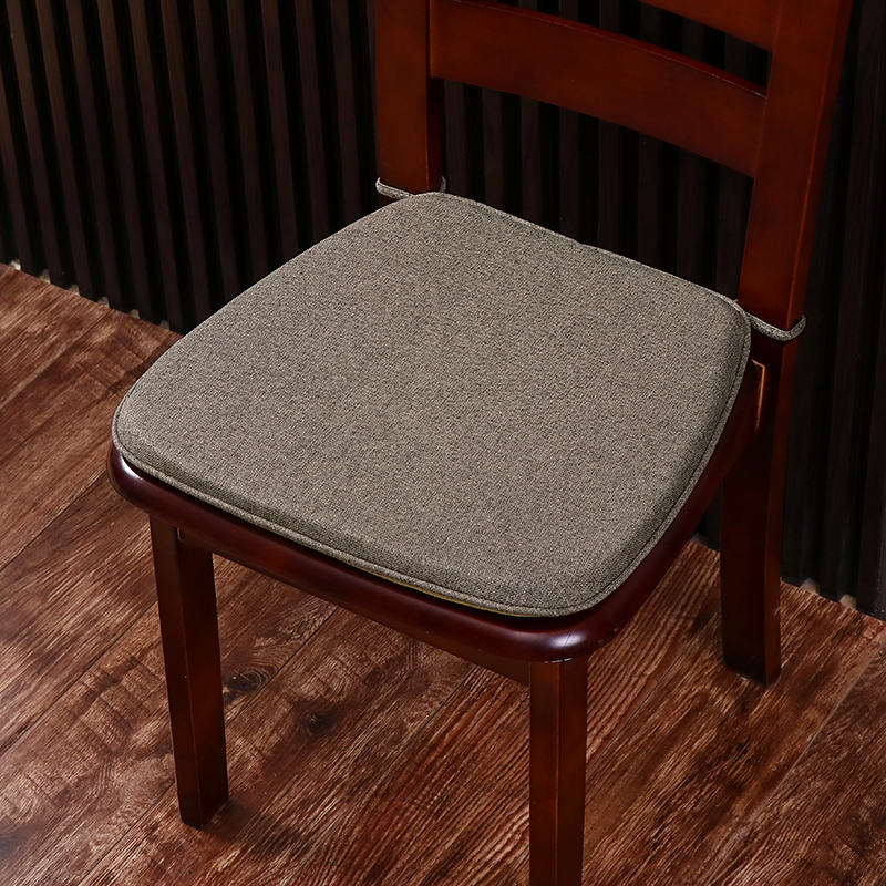 餐椅垫坐垫马蹄形中式简约素色