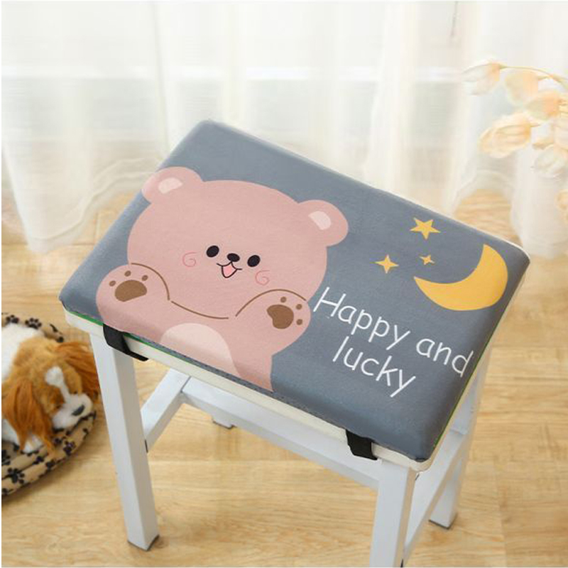 学生坐垫教室专用学校宿舍凳子垫记忆棉椅子座垫子屁垫加厚可拆洗