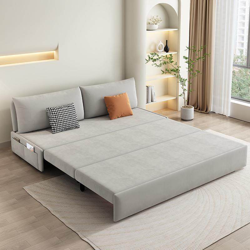 可折叠沙发床多功能两用客厅现代简约无扶手小户型阳台抽拉伸缩床