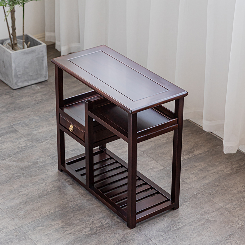 茶边柜茶桌茶水柜烧水台置物架功夫茶艺台实木抽屉简约新中式家具