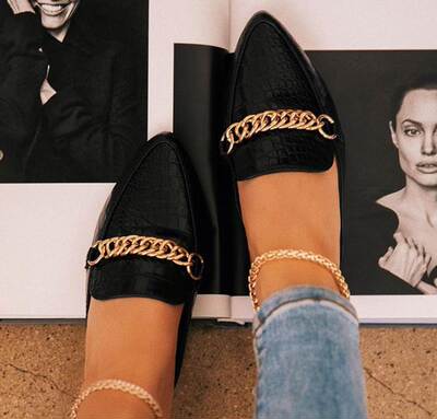 women flat shoes single shoes plus size 43 causal shoes单鞋