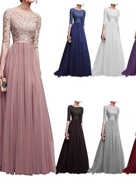 women formal dress gown party ladies long dresses 女士礼服裙