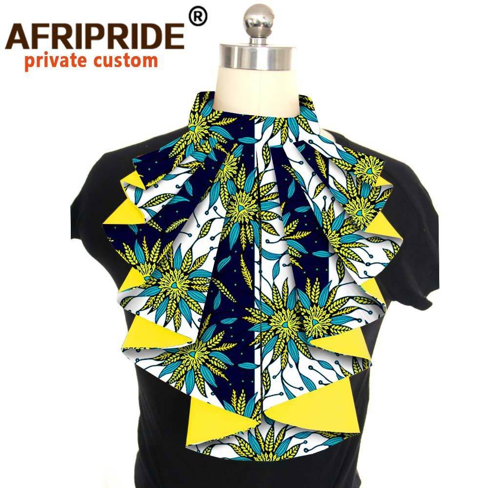 手工非洲印花项链项圈饰品民族首饰领花African Print Necklace