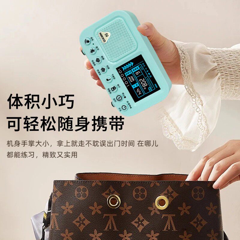 NIKKO尼康电子节拍器钢琴考级专用人声架子鼓古筝吉他通用节奏器