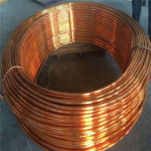 空货铜调紫铜盘管无氧紫铜管电力铜管机G现管 毛细紫铜管