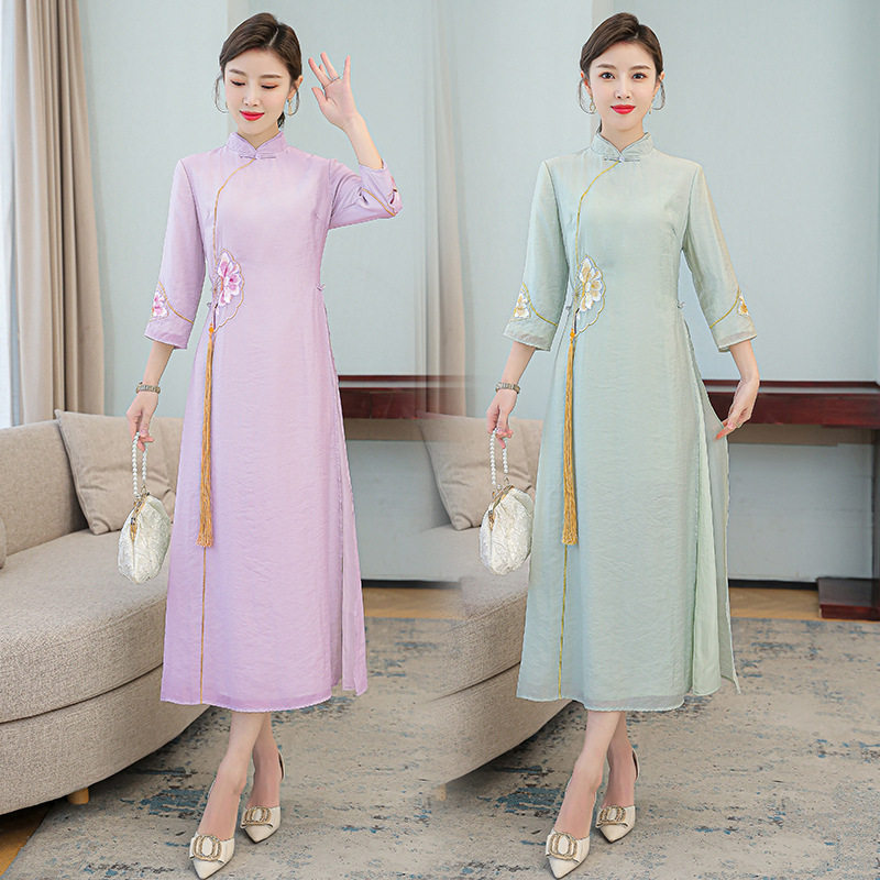 中国风女装绣花改良唐装汉服