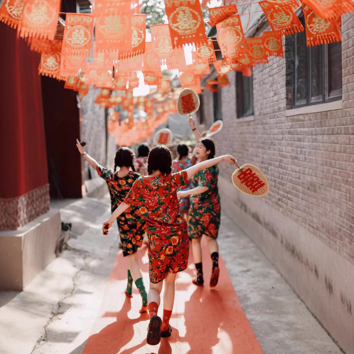 东北大花布衣服晨袍生日聚会网红伴娘闺蜜二人转睡衣姐妹演出套装,女士内衣/男士内衣/家居服,晨袍,淘宝优惠券,粉丝福利购,淘宝优惠卷