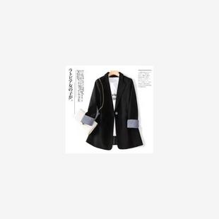 西装 blazers 外套女2022spring casual jackets women 4XL胖mm薄款