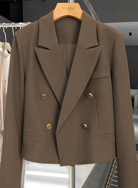 2024spring autumn women short design blazers jackets suits女