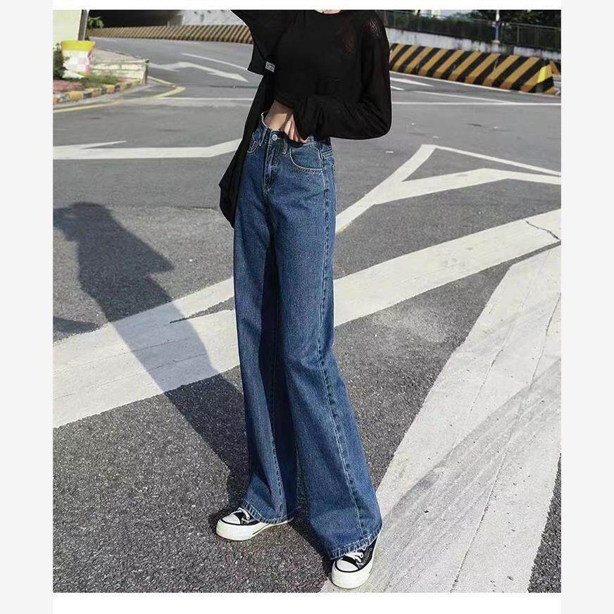 2024spring women casual denim pants ladies long jeans牛仔裤