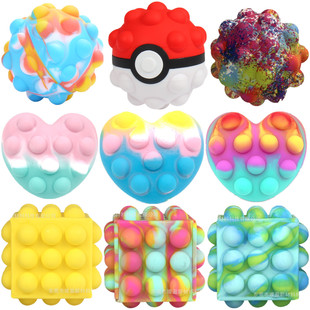 New 3D Fidget Toys Ball Pokemon Pikachu Pokeball Gameplay An