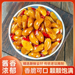 江西特产手工酱油泡蒜子大蒜头腌蒜心米剁椒腊八蒜瓣即食下饭咸菜