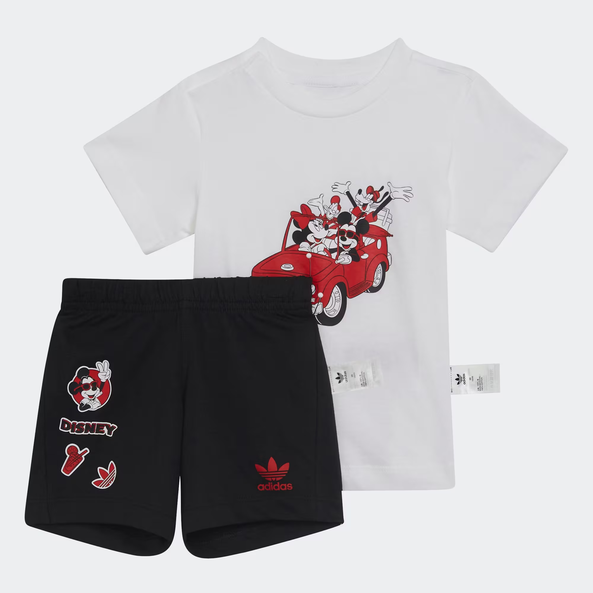 Adidas/阿迪达斯 儿童Disney Mickey联名短袖运动套装 HF7538