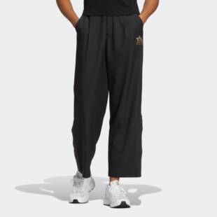 Adidas/阿迪达斯 女子三叶草美式复古风运动长裤 IC6586