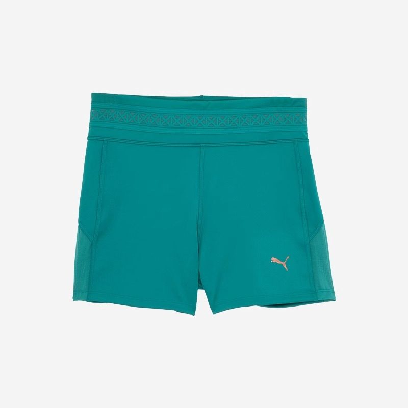 PUMA/彪马 女子 紧身训练舒适透气运动休闲网眼短裤 525147