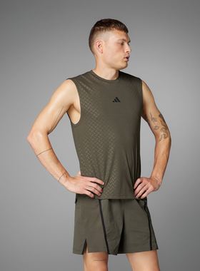 Adidas/阿迪达斯 男子 POWER 速干运动健身背心 JD8457