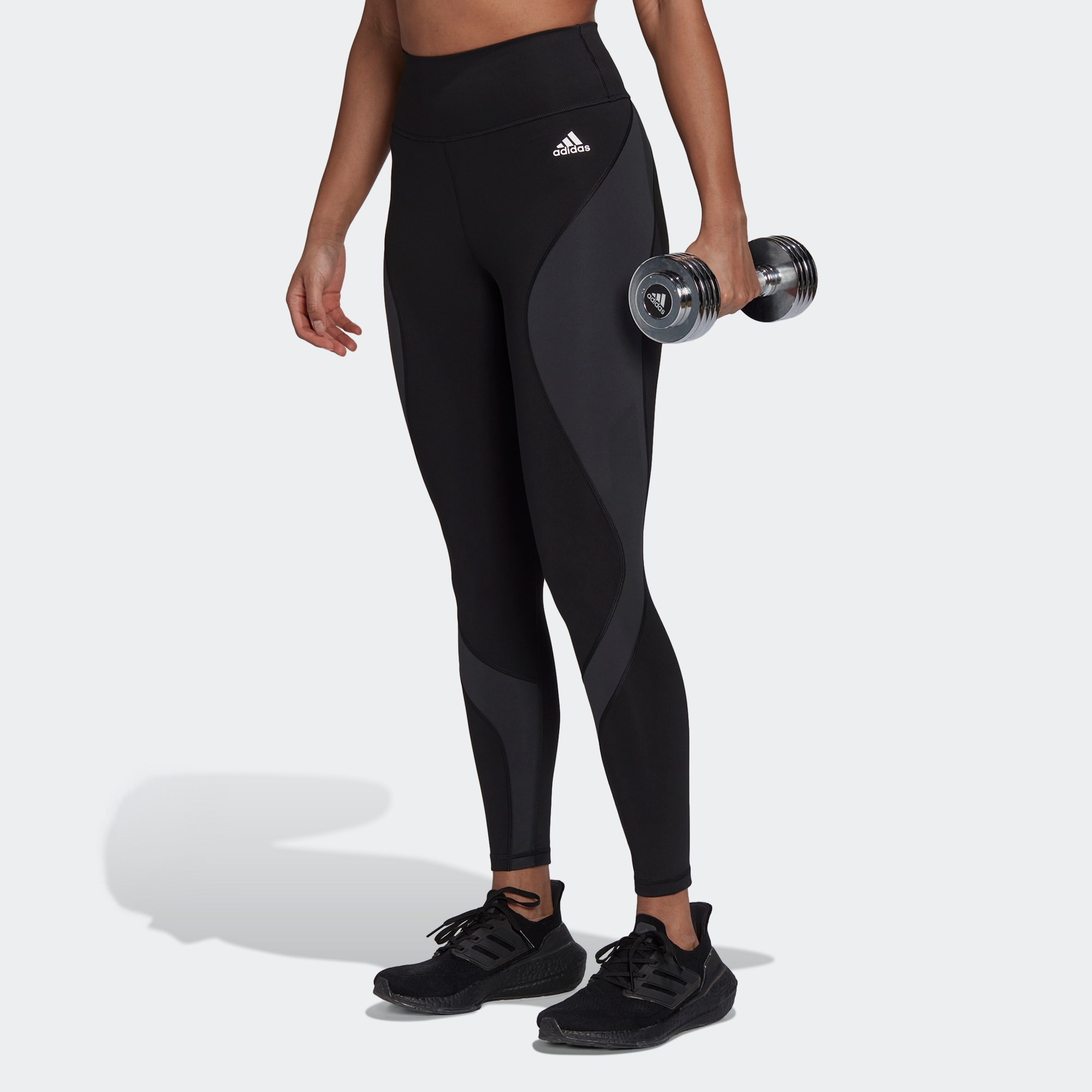 Adidas/阿迪达斯 女子高强度间歇性速干紧身运动健身裤 HC8931