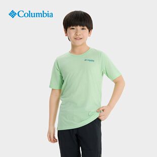 Columbia/哥伦比亚 大童短袖T恤儿童户外跑步运动T恤 XB0242-371
