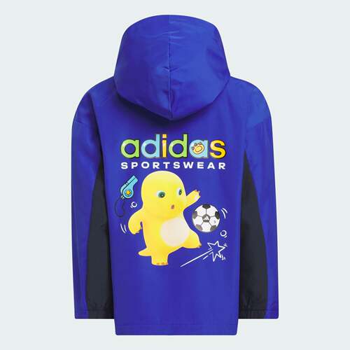 Adidas/阿迪达斯 儿童奶龙联名运动连帽夹克外套 JF1377
