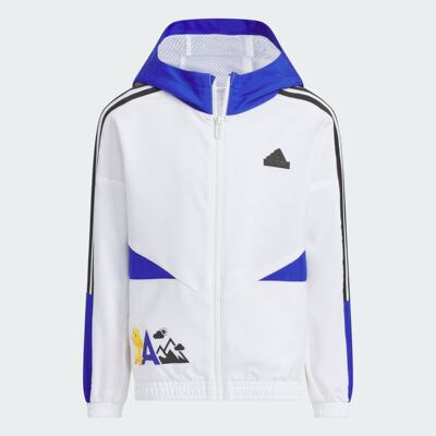 Adidas/阿迪达斯 儿童奶龙联名款连帽夹克外套 JC6878