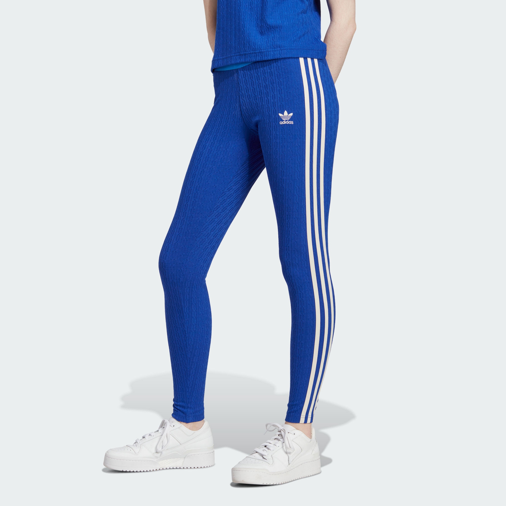 Adidas/阿迪达斯女子三叶草LEGGINGS紧身运动裤 IK7849（亚洲码）
