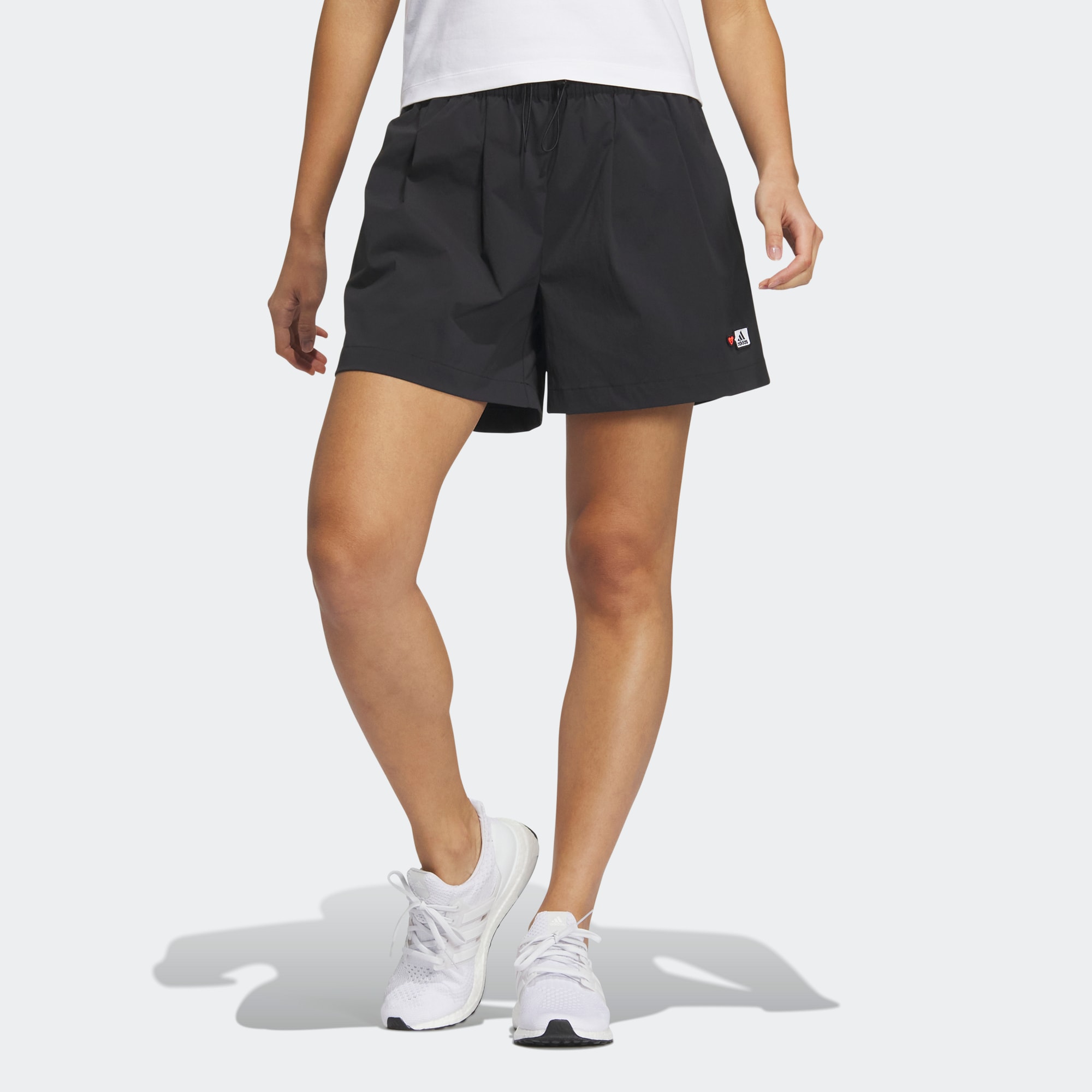 Adidas/阿迪达斯 女子SEEBIN  SHORTS 艺术家联名运动短裤 HY2853